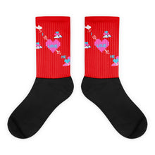 Load image into Gallery viewer, RED VALENTINE'S DAY SOCKS
