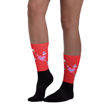 Load image into Gallery viewer, RED VALENTINE'S DAY SOCKS