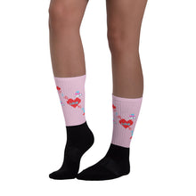 Load image into Gallery viewer, PINK VALENTINE'S DAY SOCKS