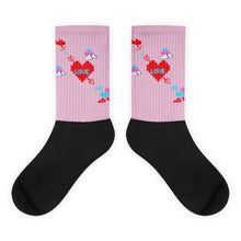 Load image into Gallery viewer, PINK VALENTINE&#39;S DAY SOCKS

