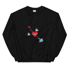 Load image into Gallery viewer, BLACK VALENTINE&#39;S DAY SWEATER
