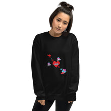 Load image into Gallery viewer, BLACK VALENTINE&#39;S DAY SWEATER

