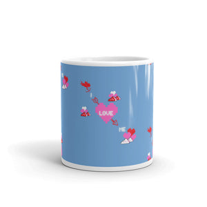 BLUE VALENTINE'S DAY MUG